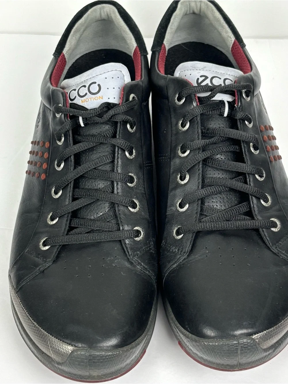 ECCO Biom Hybrid 2 Hydromax 46 Yak Black Leather Spikeless Golf Shoe Mens 12